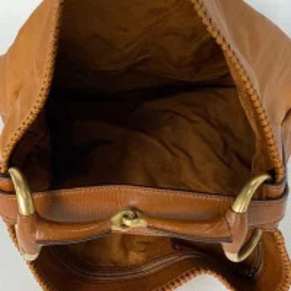 Gucci Horsebit Handbag Hobo Leather Brown - Picture 6 of 6